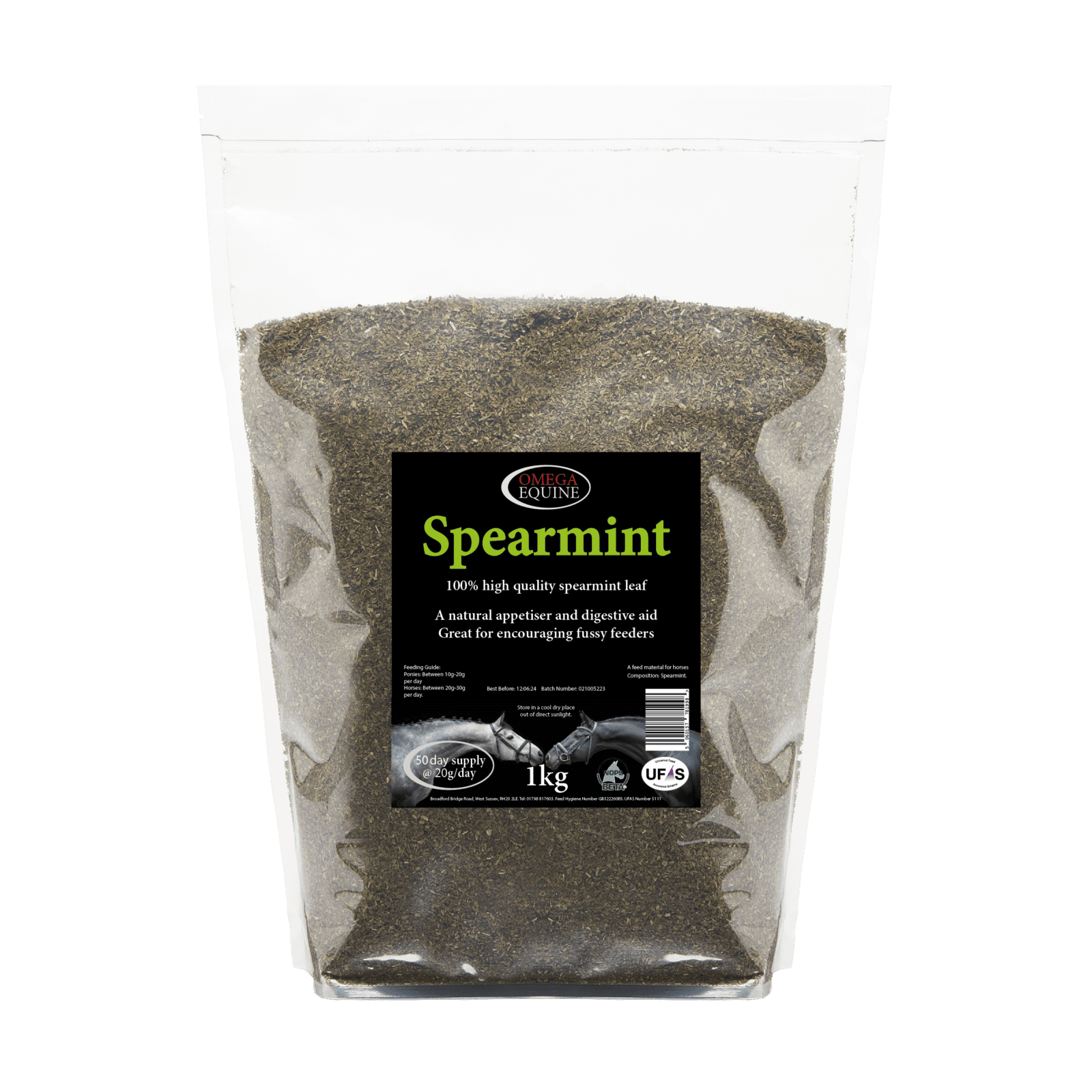 Omega Equine Spearmint 1kg