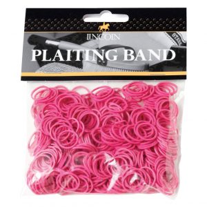 Lincoln Plaiting Bands - Pink
