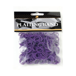 Lincoln Plaiting Bands - Purple