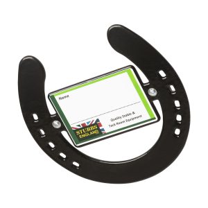STUBBS Horseshoe Nameplate - Black