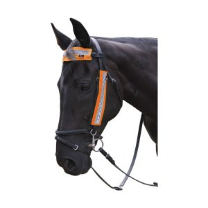 Hy Equestrian Reflector 3 Piece Bridle Set