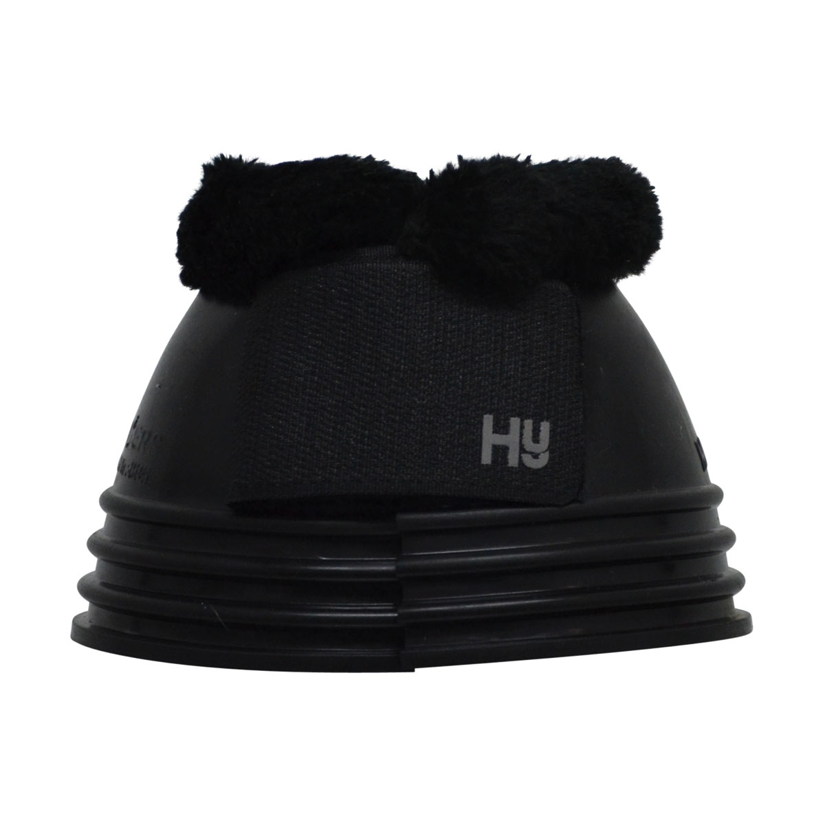 Hy Equestrian Ringed Fleece Topped Over Reach Boots