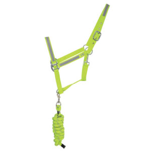 Reflector Head Collar & Lead Rope by Hy Equestrian