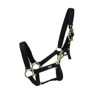 Fieldsafe Small Pony & Foal Head Collar by Hy Equestrian - Black