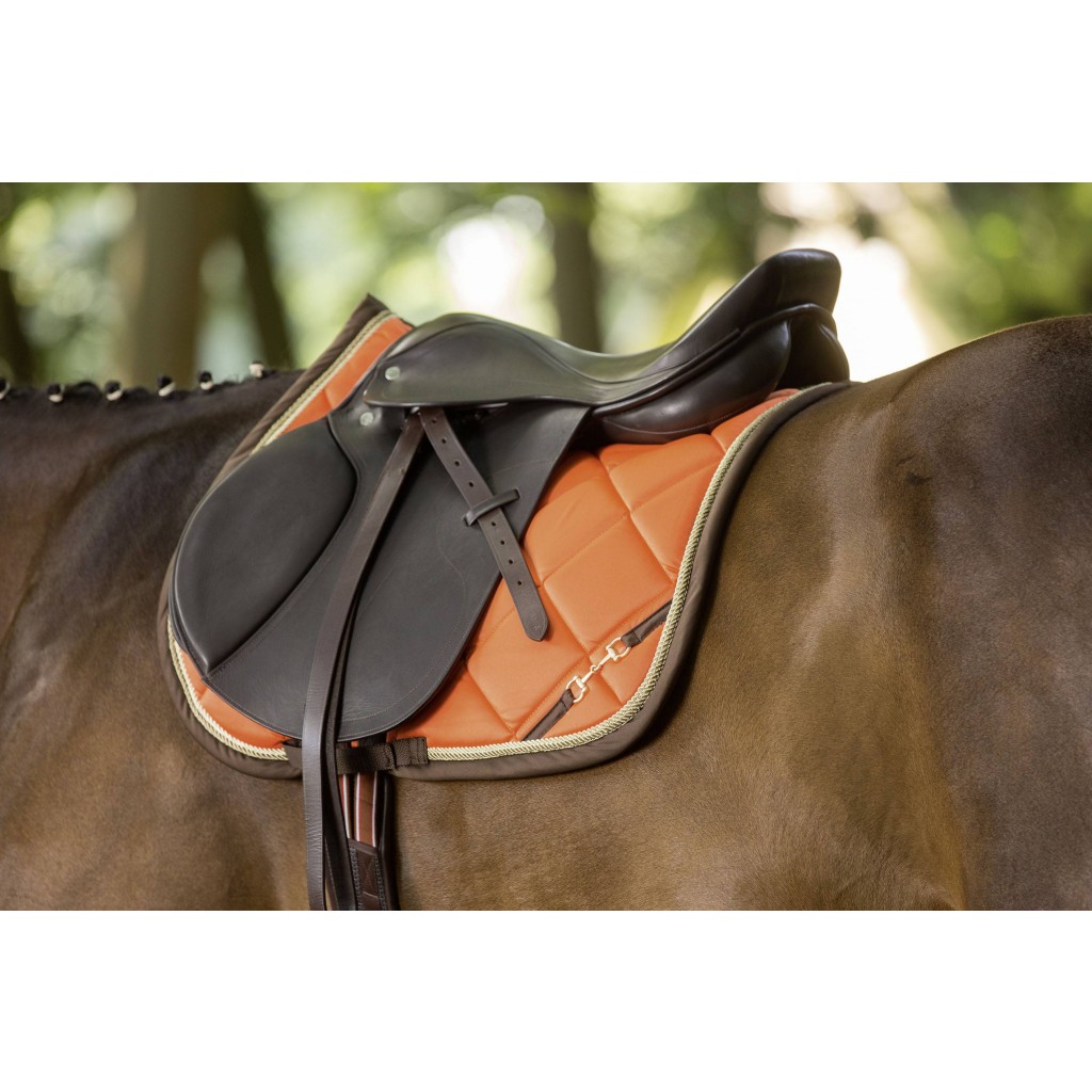 HKM Equestrian Premium Fastening Comfort Horse Rider Saddlecloth & Numnah 