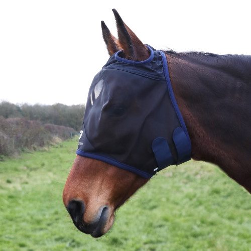 Mesh Half Mask without Ears by Hy Equestrian - Image 6