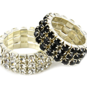Lincoln Diamante Plaiting Bands