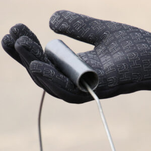 Hy Equestrian Ultra Grip Neoprene Fleece Gloves -Black
