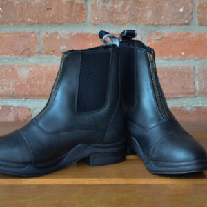 Hy Equestrian Wax Leather Zip Boot