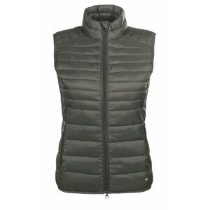 HKM Ladies Quilted Vest Lena - Olive Green, XXL
