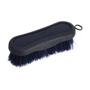 Coldstream Face Brush -Faux Leather - Navy/Black