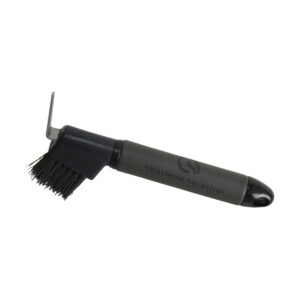 Coldstream Hoof Pick -Faux Leather - Charcoal/Black