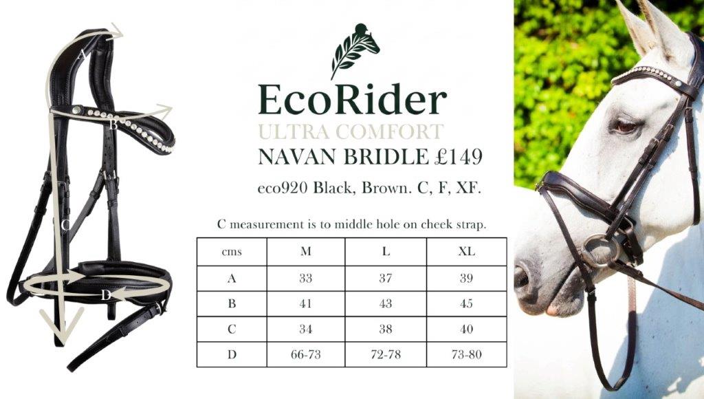 EcoRider Ultra Comfort Bridle -Navan V2