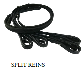 EcoRider Split Reins -Black