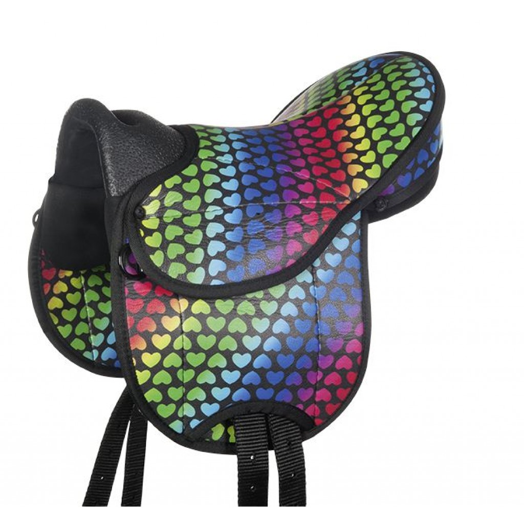 HKM Shetland Pony Saddle Set Colourful - Image 4