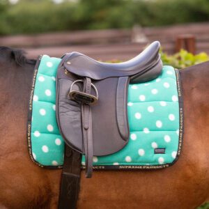 Dotty Fleece Saddle Pad by Supreme Products 