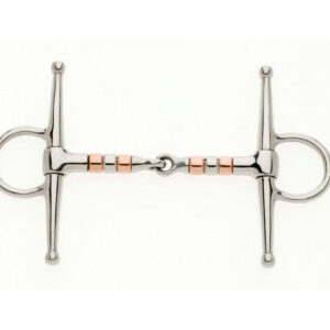 Lorina Copper Roller Full Cheek Jointed Snaffle