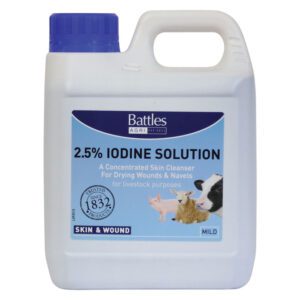 Battles 2.5% Iodine Solution 1 Litre