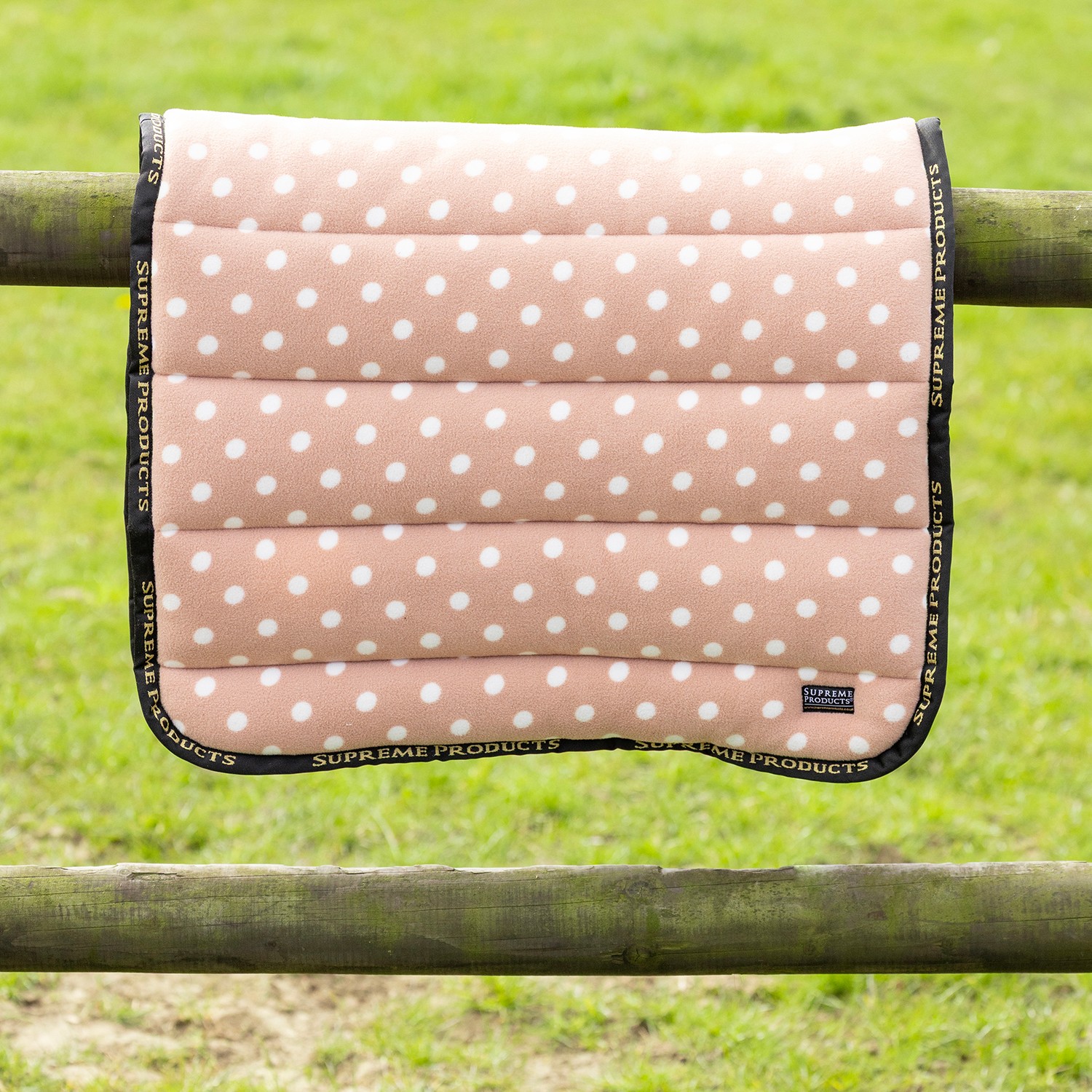 Dotty Fleece Saddle Pad by Supreme Products - Image 2