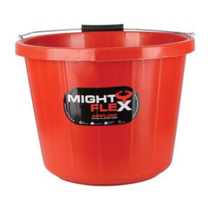 Lincoln Stable Bucket With Handle 15lt  - Red