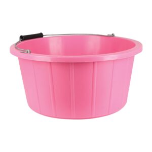 Lincoln Feed Bucket 15L - Cerise/Light Pink