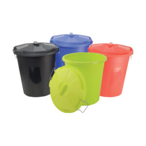 Lincoln Dustbin & Lid 50 Lts Click & Collect