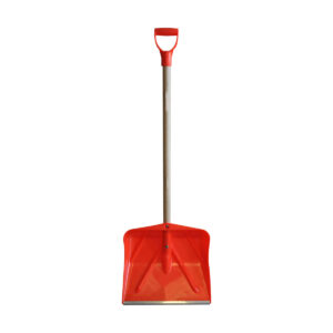 Hillbrush Heavy Duty Snow Shovel with Wooden Handle Click & Collect