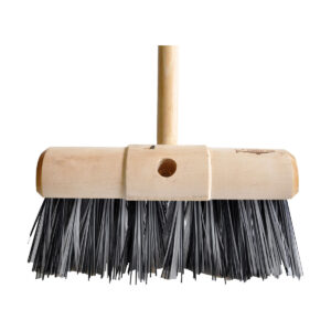 Hillbrush Finest Stiff Yard Broom Head - Complete Broom