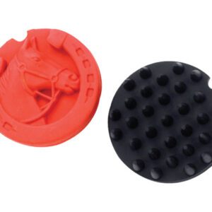 Lincoln Horse Head Rubber Curry Comb