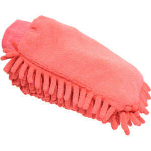 Lincoln Microfibre Grooming Mitt - Pink