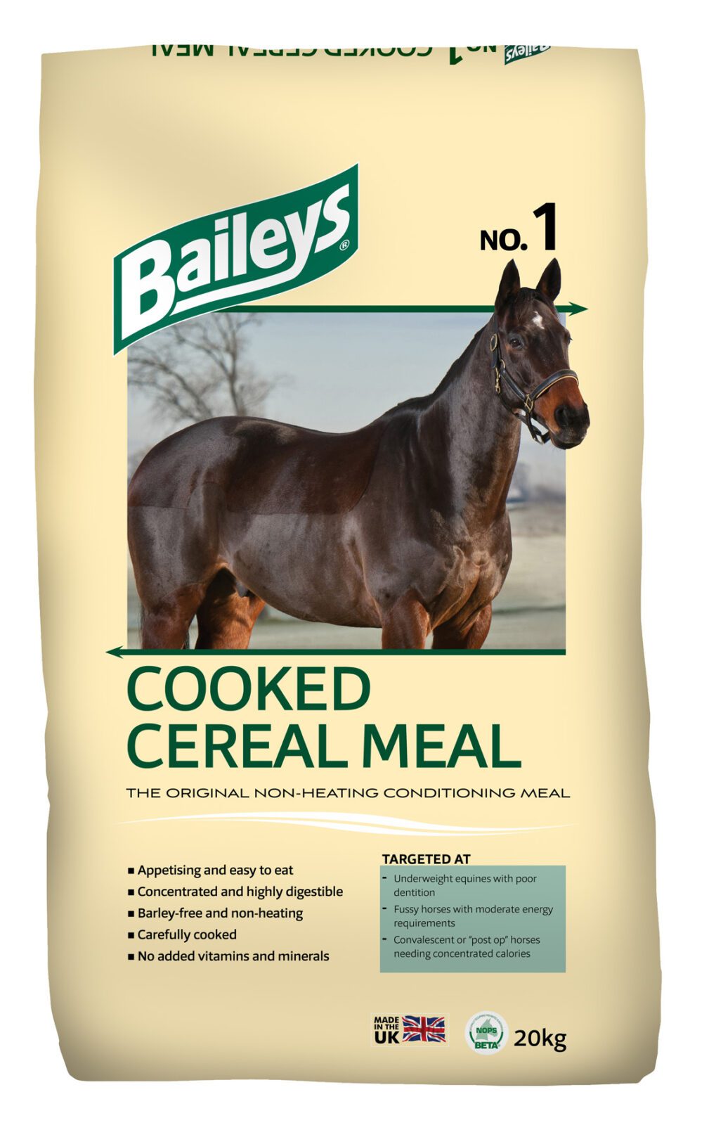 Baileys No.1 Cooked Cereal Meal 20kg Click & Collect