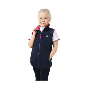 Sophia Navy/Pink Gilet by Little Rider