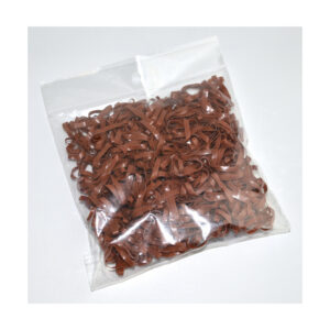 Lincoln Silicone Plaiting Bands - Brown, Pack of 500