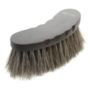 Hy Equestrian Deluxe Half Round Brush with Horse Hair