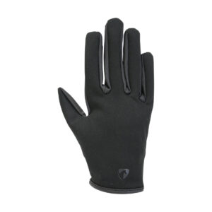 Hy Equestrian  Softshell Comfort Riding Gloves Black -Children's