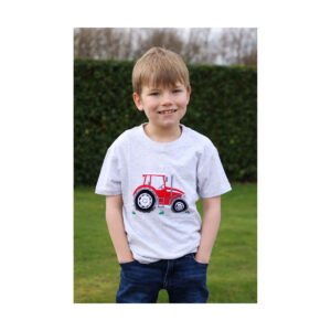 British Country Collection Big Red Tractor Children's T-Shirt