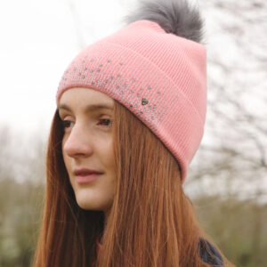 Hy Equestrian Synergy Diamante Bobble Hat