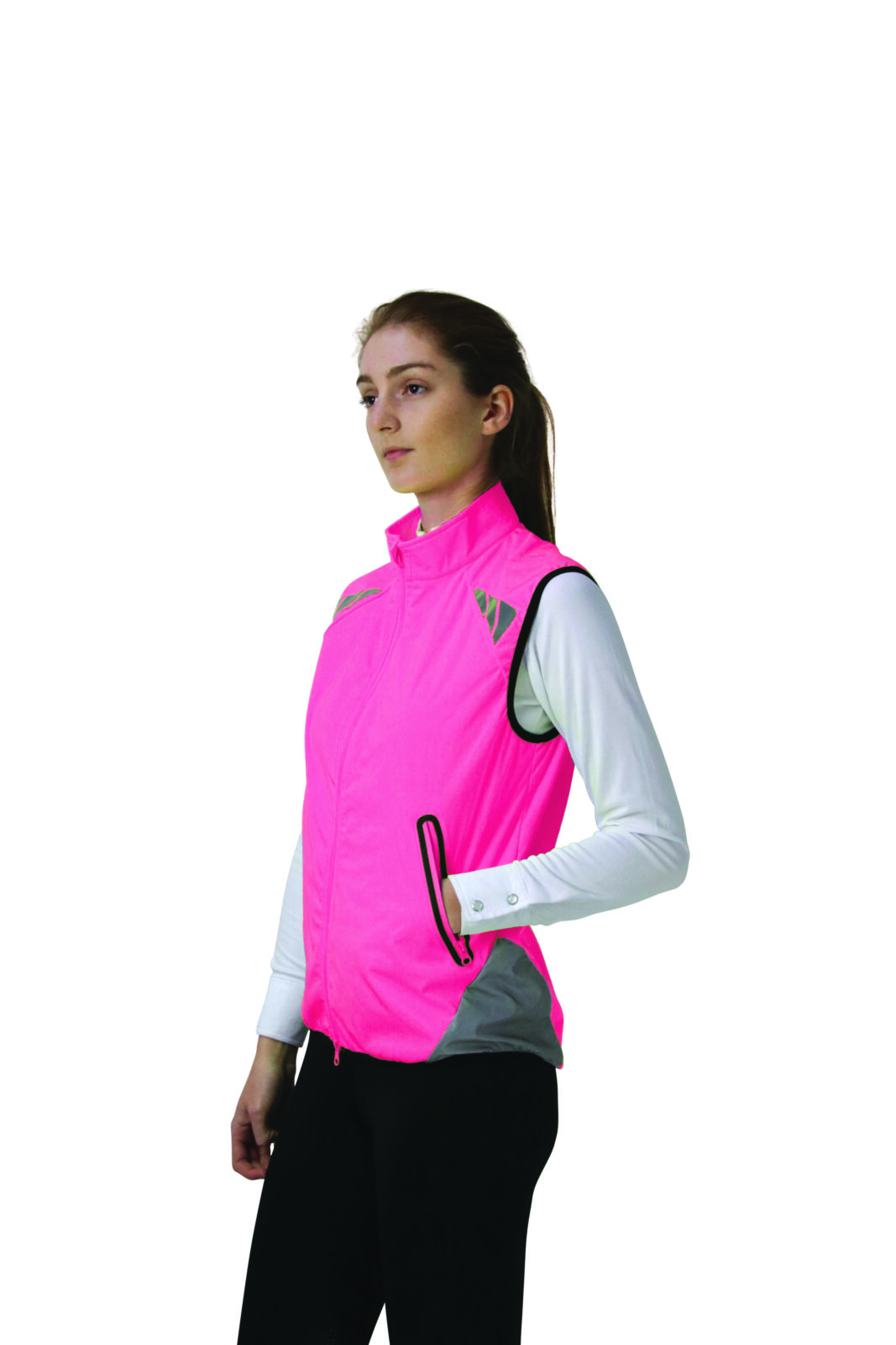 Reflector Gilet Pass Wide and Slow by Hy Equestrian Children's - Image 2