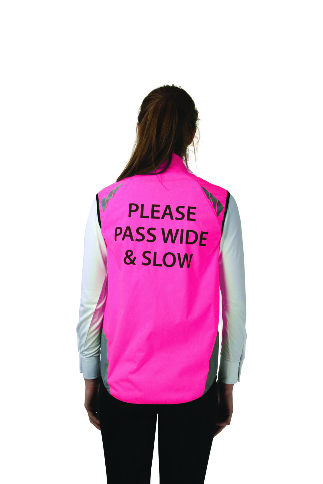 Reflector Gilet Pass Wide and Slow by Hy Equestrian Children's - Image 4