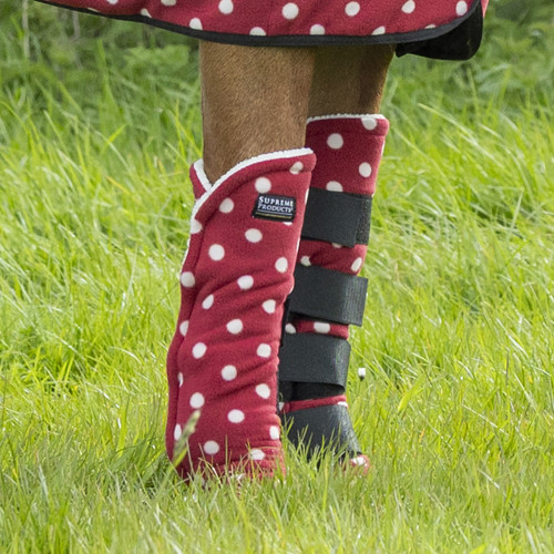 Dotty Fleece Boots by Supreme Products - Image 2