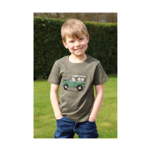 British Country Collection Offroader & Dogs Children's T-Shirt