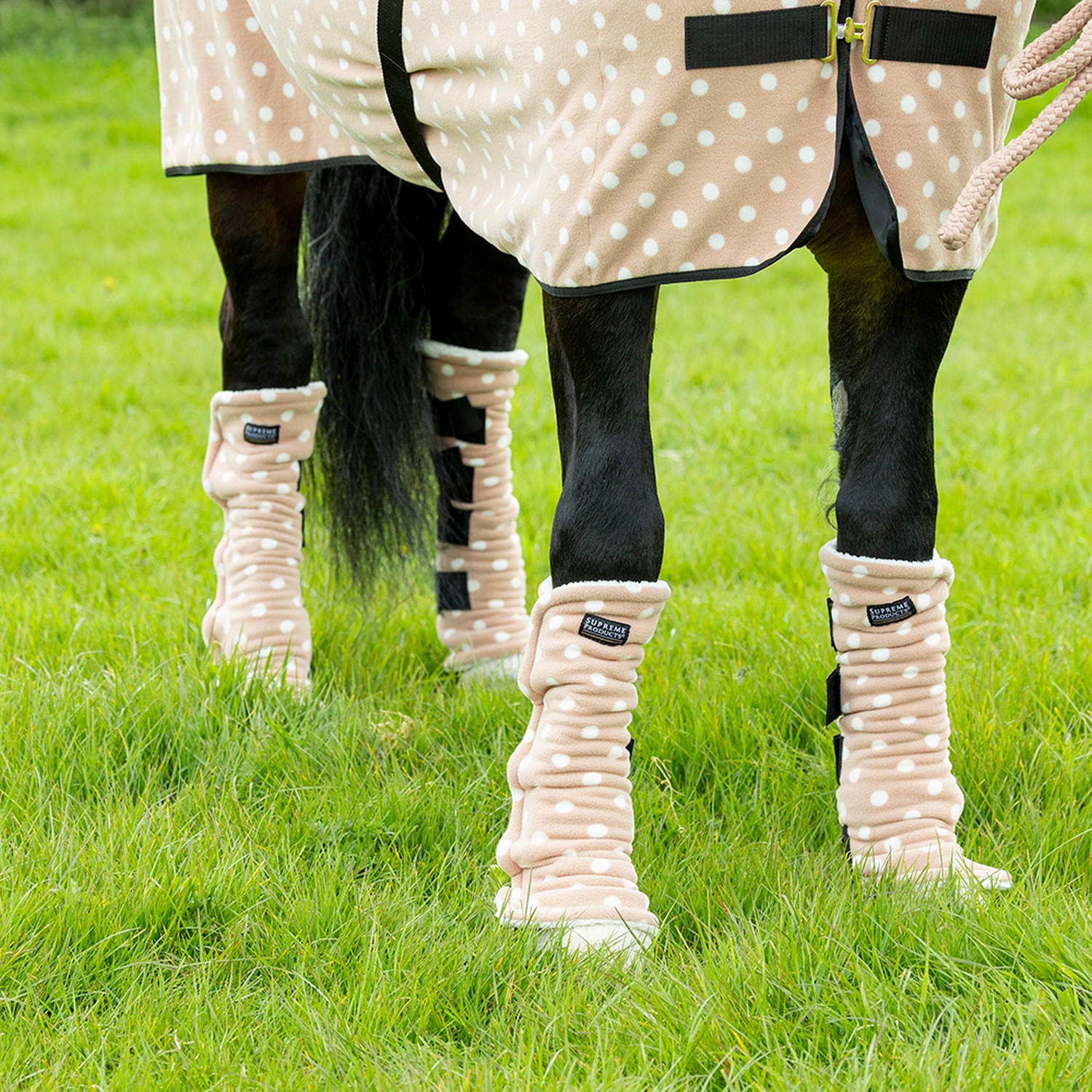 Dotty Fleece Boots by Supreme Products