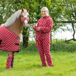 Dotty Fleece Onesie -Junior by Supreme Products