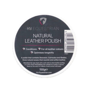 Hy Equestrian Natural Leather Polish 150g