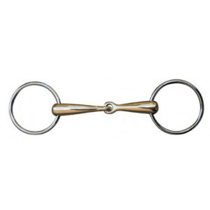 HKM Loose Ring Snaffle -Argentan Coating- 18 mm