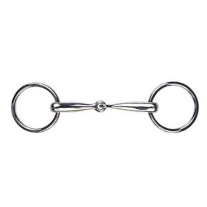 HKM Loose Ring Snaffle Shetland Pony -12mm Stainless Steel