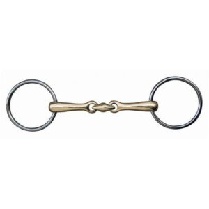 HKM Loose Ring Snaffle with Lozenge -Argentan- 18mm