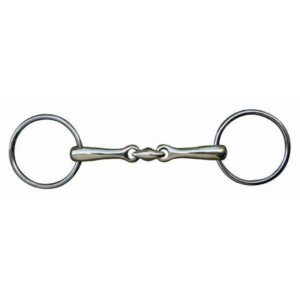 HKM Loose Ring Snaffle with Lozenge -Stainless Steel- 16mm