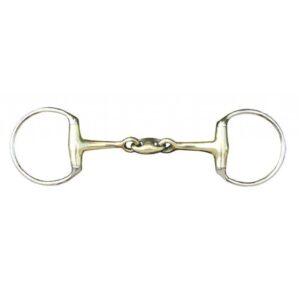 HKM Eggbutt Snaffle with Lozenge -Argentan-16mm