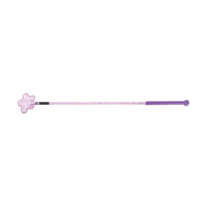 Hy Equestrian Riding Whip Glitter Flower